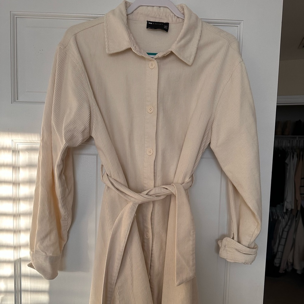 ASOS Corduroy button up dress